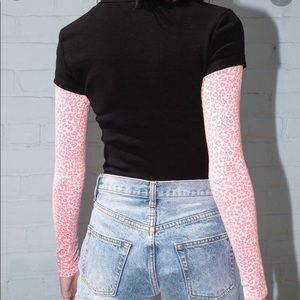 Cheetah print long sleeved Ashlyn top